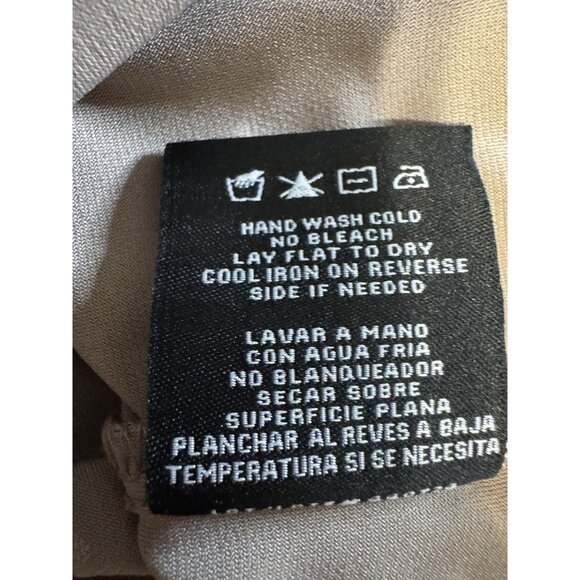 R & M RICHARDS PM Taupe Brown Jacket Dress Shimmer Wedding Party Cruise NEW - Picture 15 of 16